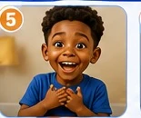 Michael smiling at the story